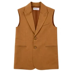 Stretch Crepe Vest