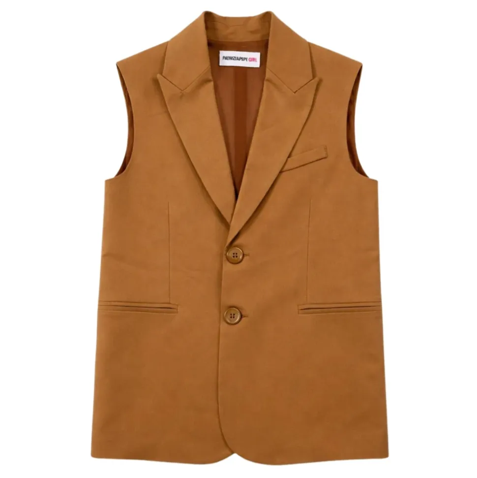 Stretch Crepe Vest