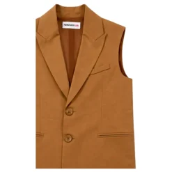 Stretch Crepe Vest