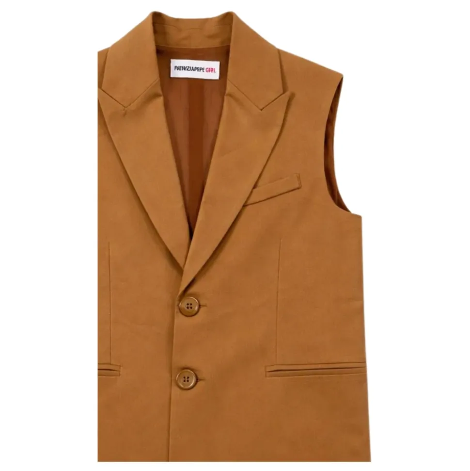 Stretch Crepe Vest