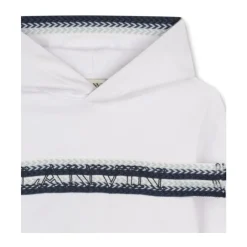 Sweat à capuche en coton avec logo