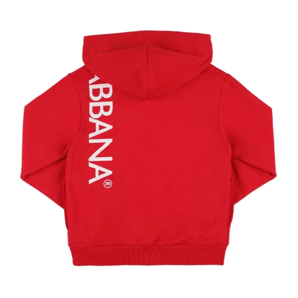 Sweat à capuche en coton zippé