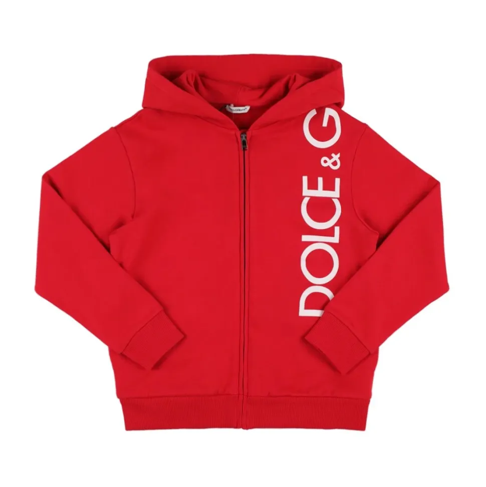 Sweat à capuche en coton zippé
