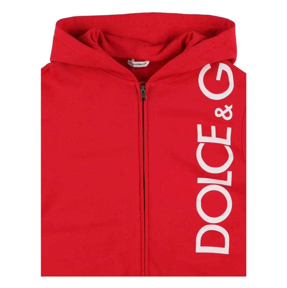 Sweat à capuche en coton zippé