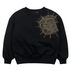 Sweatshirt Araignée Strass