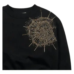 Sweatshirt Araignée Strass
