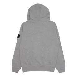 Sweatshirt à capuche avec poche kangourou et détails côtelés