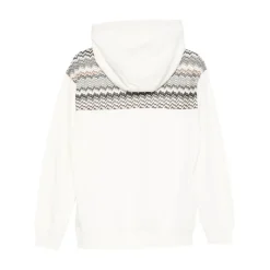 Sweatshirt à capuche Zigzag
