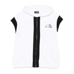 Sweatshirt à capuche zippé avec logo