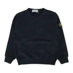Sweatshirt à col rond avec écusson logo