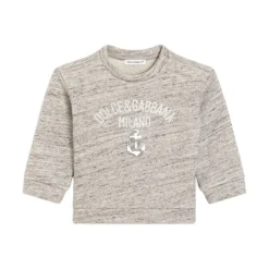 Sweatshirt à col rond avec logo
