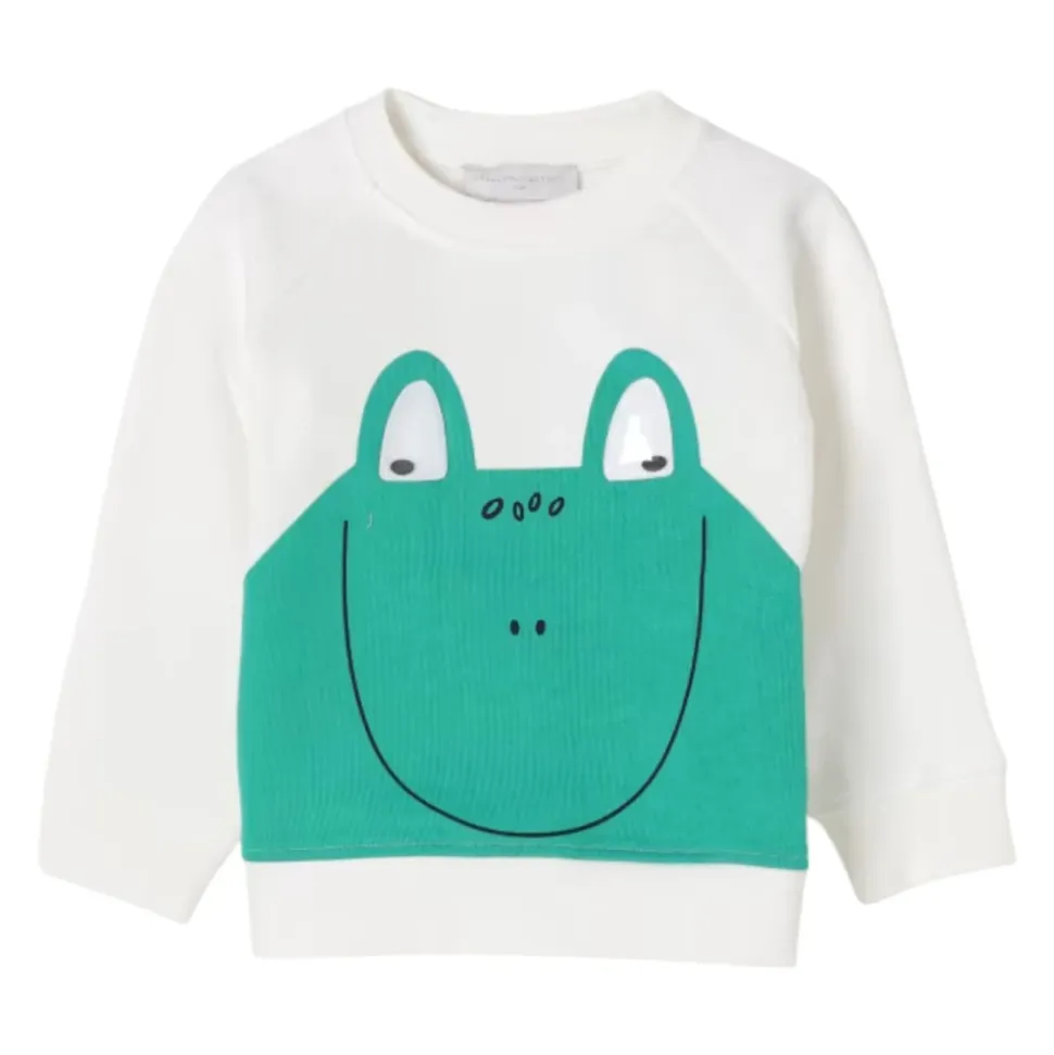 Sweatshirt à col rond graphique