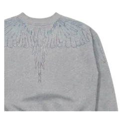 Sweatshirt à col rond orné de strass