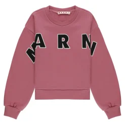 Sweatshirt Court à Col Rond