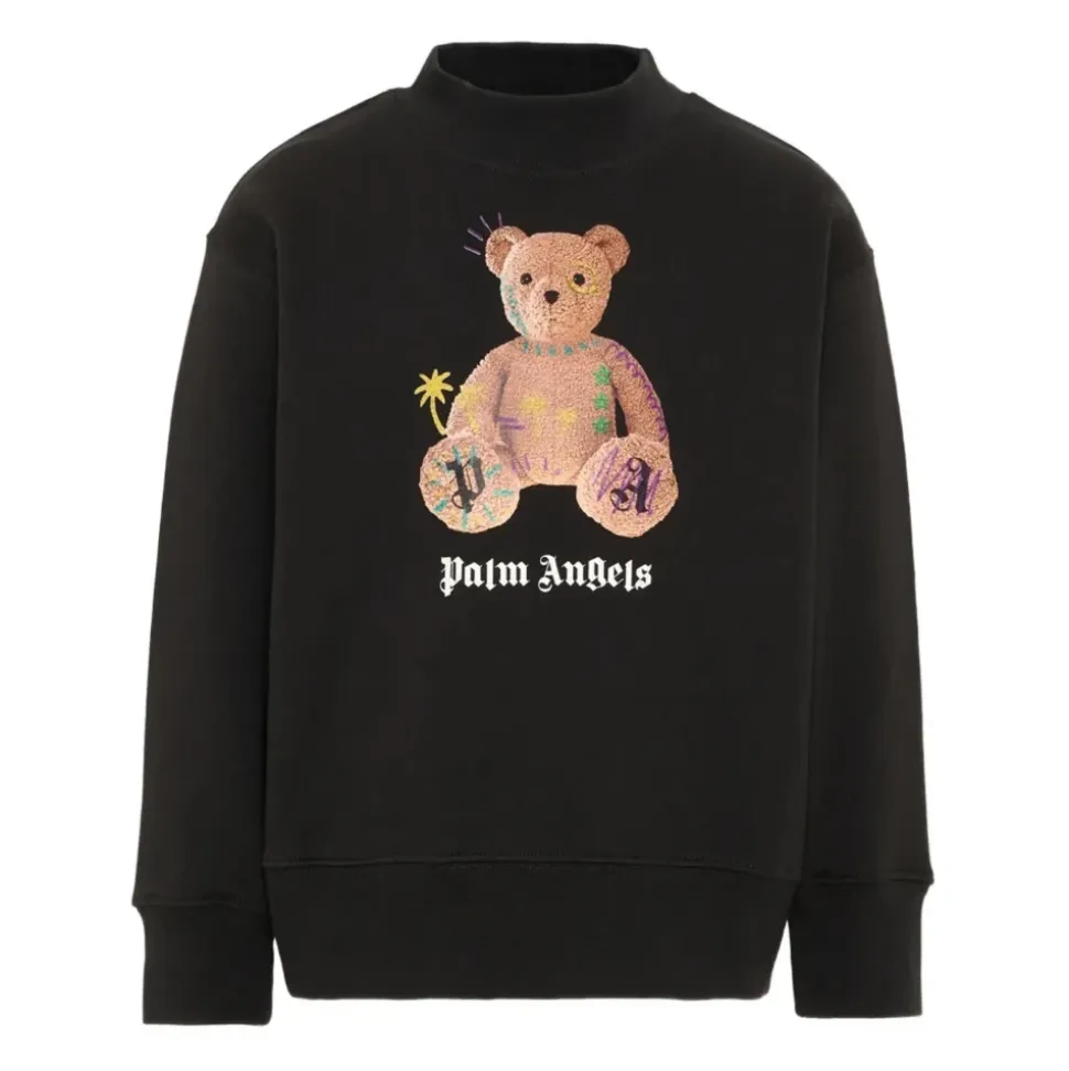Sweatshirt en coton imprimé ours