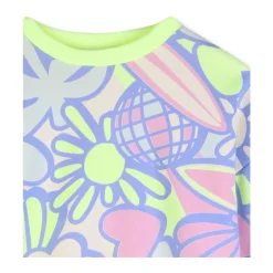 Sweatshirt à imprimé floral