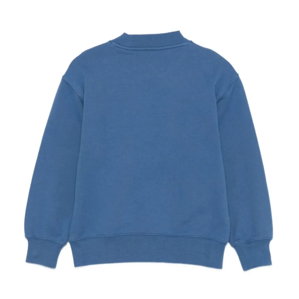 Sweatshirt à Logo Courbé