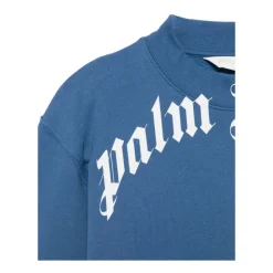 Sweatshirt à Logo Courbé