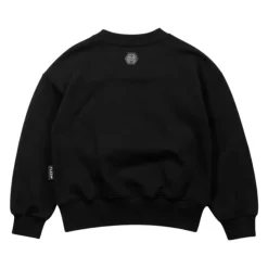 Sweatshirt à logo strass