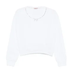 Sweatshirt orné de cristaux