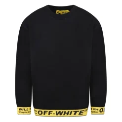 Sweat-shirt ras du cou avec bande logo