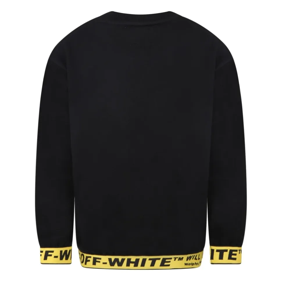 Sweat-shirt ras du cou avec bande logo