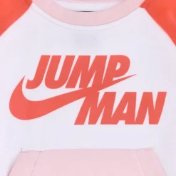 Sweat-shirt ras du cou rose avec logo Jumpman