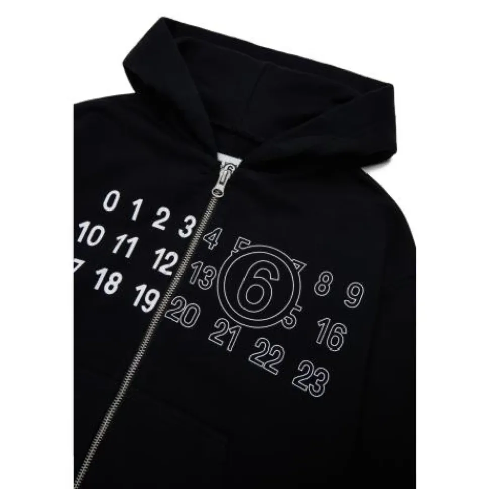 Sweatshirt z logo na zamek