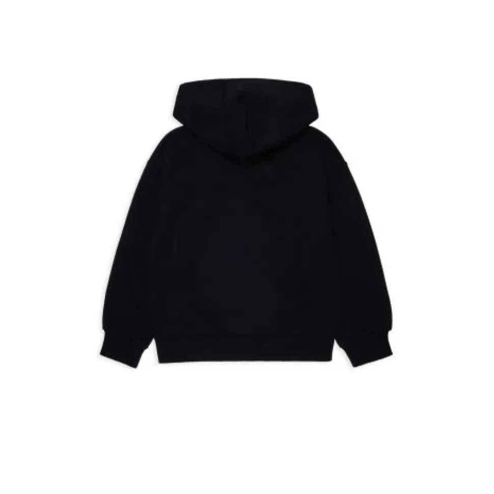 Sweatshirt z logo na zamek