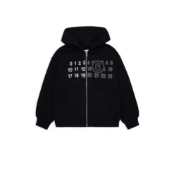 Sweatshirt z logo na zamek