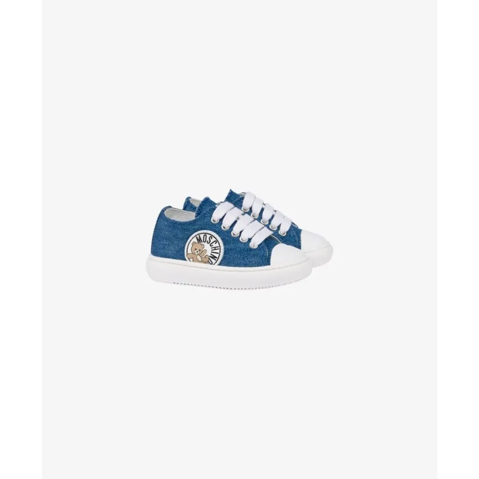 Teddy Bear Denim Sneakers
