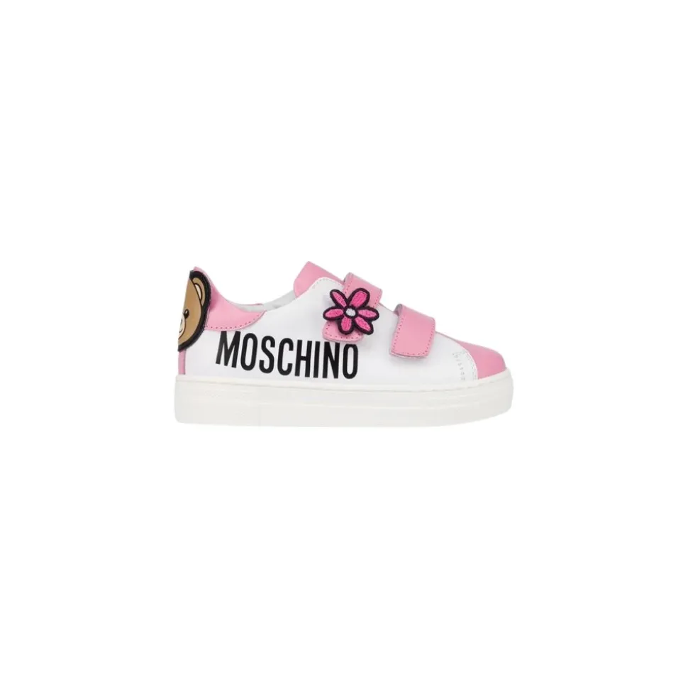 Teddy Patch Nappa Leather Sneakers