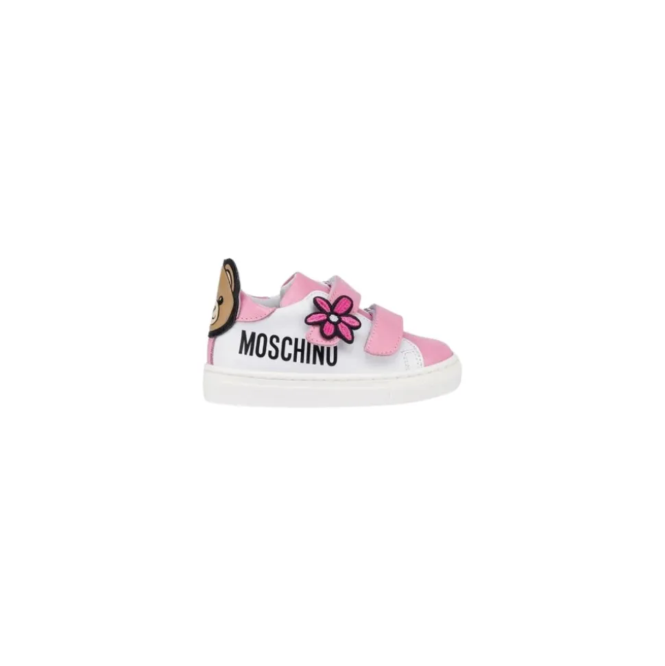 Teddy Patch Nappa Leather Sneakers