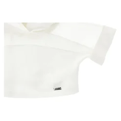 T-shirt à capuche avec insert en voile