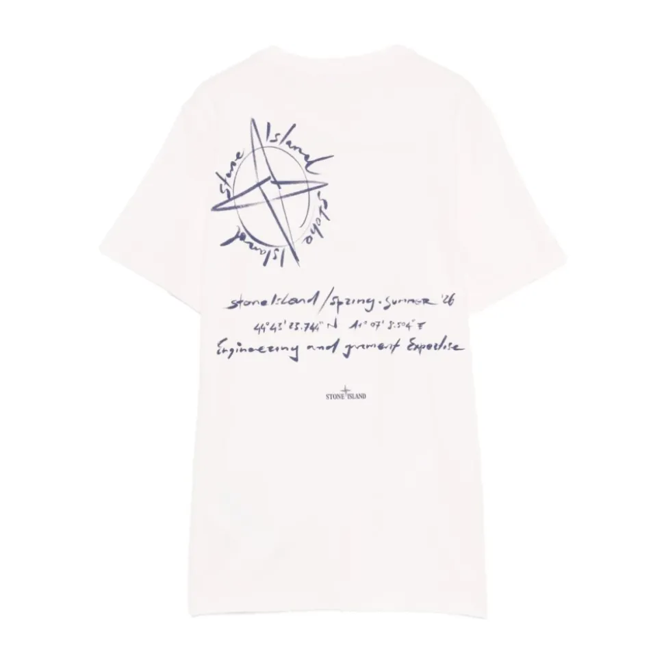 T-shirt à col rond avec logo imprimé