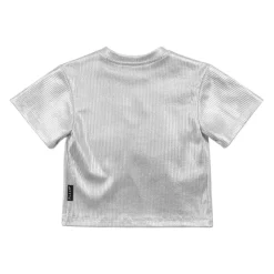 T-shirt court côtelé