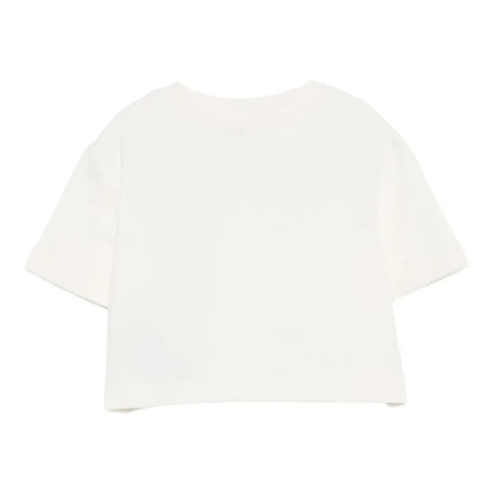 T-shirt crop Girocollo Maniche corte