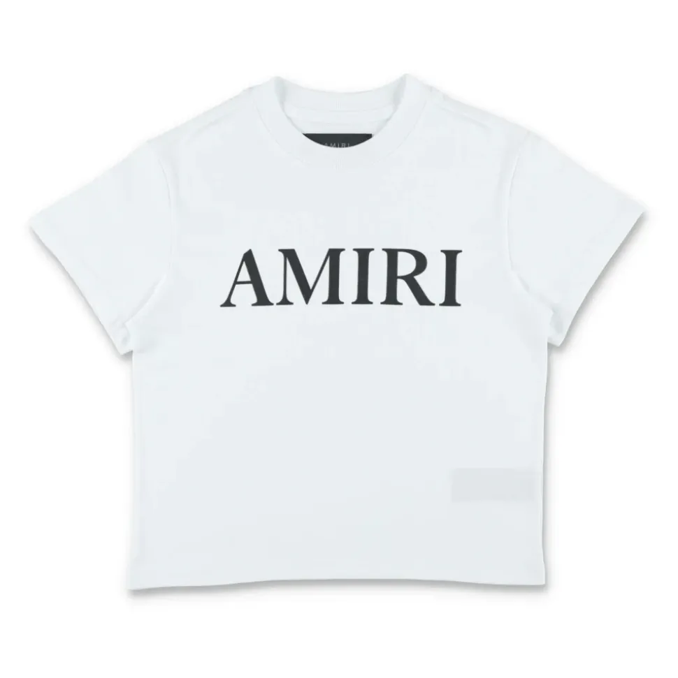 T-shirt en Coton avec Logo et Manches Courtes
