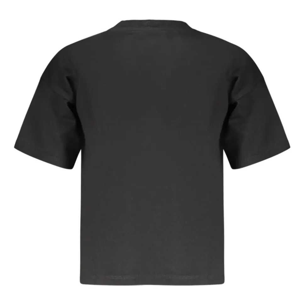 T-shirt en coton à col rond avec logo triangle
