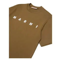 T-shirt en coton côtelé avec logo Frame