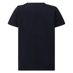 T-shirt en coton mélangé avec logo