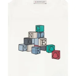 T-shirt en coton à motif logo