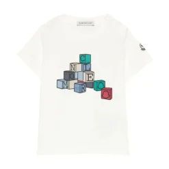 T-shirt en coton à motif logo