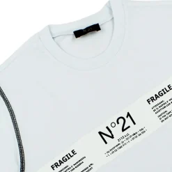 T-shirt en jersey de coton avec logo cursif