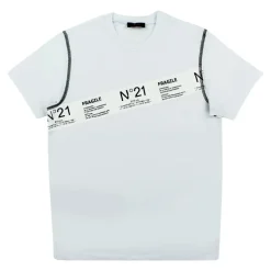 T-shirt en jersey de coton avec logo cursif