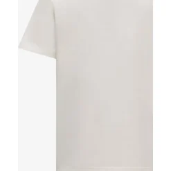 T-shirt garçon avec logo en ivoire