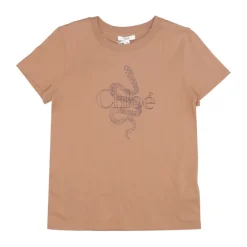 T-shirt imprimé logo serpent