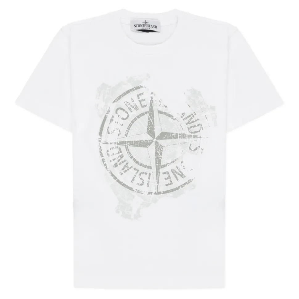 T-shirt Junior en Coton avec Logo Imprimé