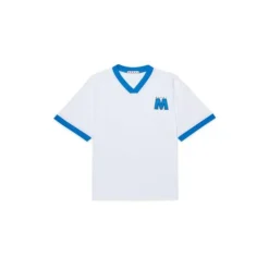 T-shirt logo col en V
