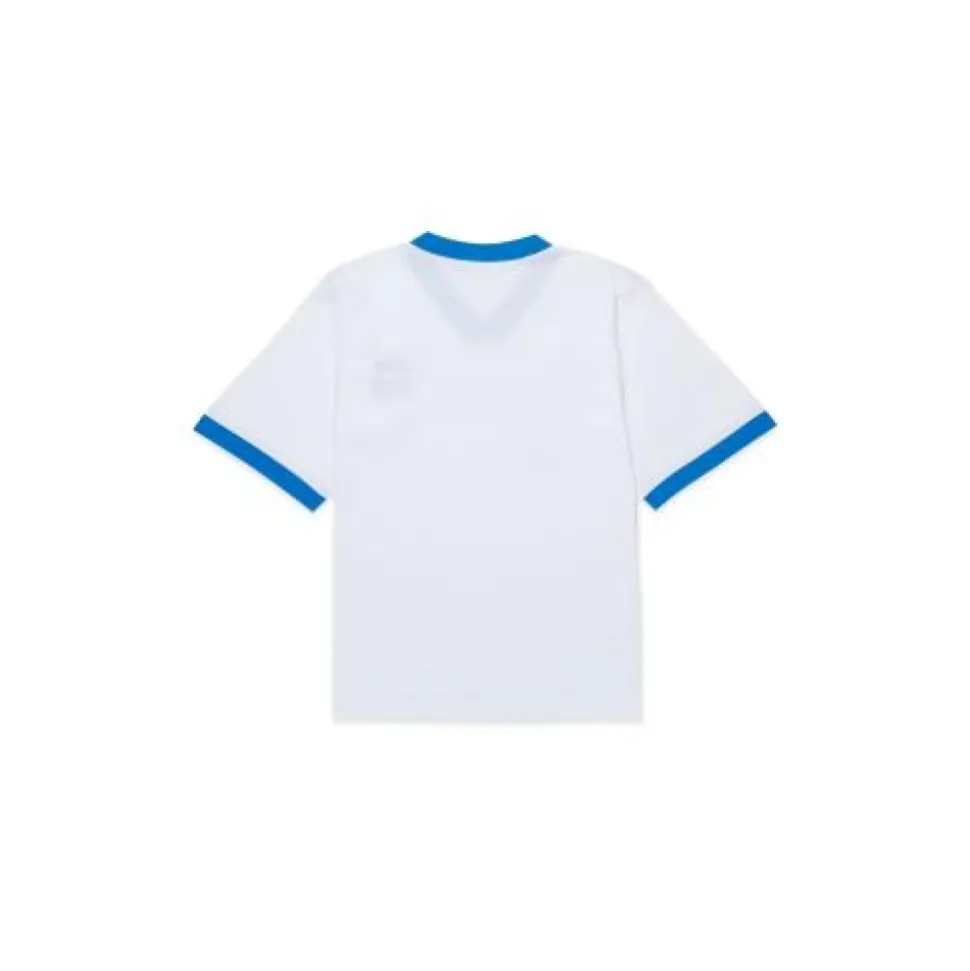 T-shirt logo col en V